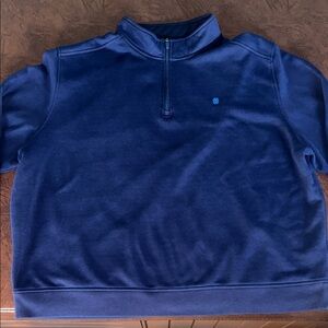 Izod Men's Navy Zip-Up Sweater